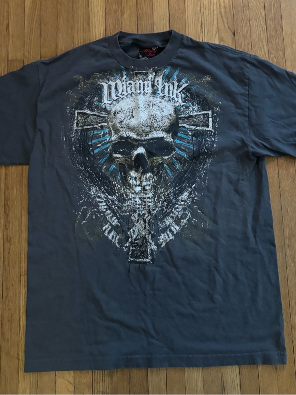 Vintage Miami Ink tshirt full front graphic XL